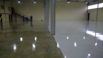 Промышленные полы для ангара