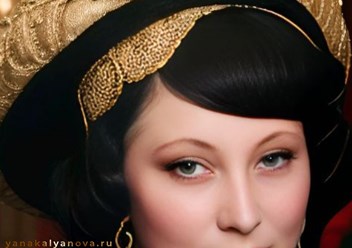 Автор портрета: Яна Кальянова, коллекция: элегантная классика. Лучший подарок для любимой. Портрет в образе. Картинка взята тут: https://yanakalyanova.ru/catalog-cool-avatars-elegant-classics-1.html