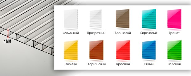 Сотовый поликарбонат 4 мм 2,1х12 м прозрачный ,цветной. Подробности по тел. : +7 (831) 282-67-92