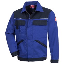 Рабочая куртка NITRAS MOTION TEX LIGHT арт.7551  синий / темно-синий цвет, 245 г / кв.м, воздухопроницаемый и легкий материал.