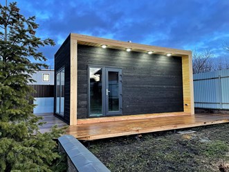 Экстерьер модульного дома от компании  ONLY WOOD