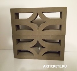 Декоративный блок Starfire, размеры 195х395х90 мм.  Цена 75 руб. / шт.