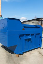 Стационарный пресс для отходов