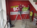 Сделали и повесили стенд для Эльдорадо
