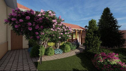 ландшафтный дизайн участка и придомовой территории