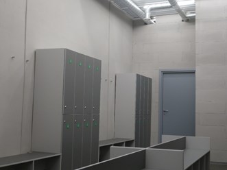 Комфортные раздевалки.