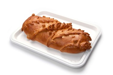 Пирог с семгой и картофелем