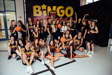 Организовали зону Bingo Boom в рамках баскетбольного матча Россия:Франция