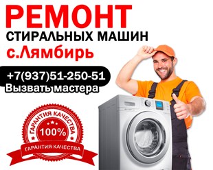 Ремонт стиральных машин в с. Лямбирь - Мордовии