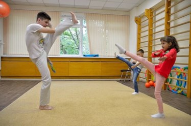 Занятие капоэйрой