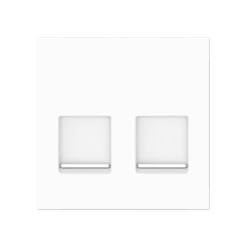 Адаптер CADUCEUS ALING HIDE, двойной для Keystone RJ12/RJ45/USB A-A/HDMI A-A, со шторками