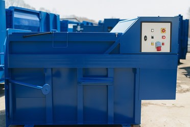 Стационарный пресс для отходов