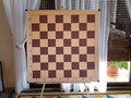 демонстрационная шахматная доска в интерьере