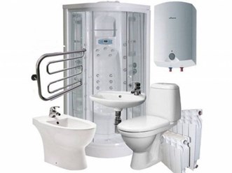 водонагреватели, котлы, ванны, душевые кабины, унитазы, биде, раковины, радиаторы и многое другое