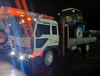 Эвакуация трактора МТЗ