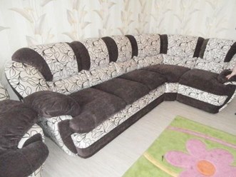 Перетяжка угловых диванов любой сложности