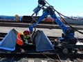 Робот сварщик для обслуживания железнодорожных транспортных сетей