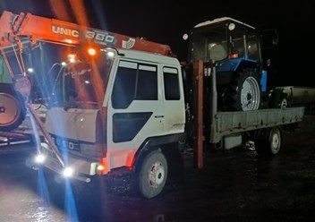 Эвакуация трактора МТЗ