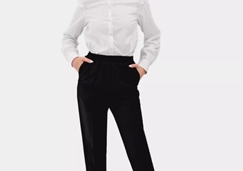 Зауженные школьные брюки City Swan