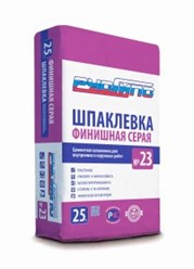 Шпаклевка финишная серая для внутренних и наружных работ №23