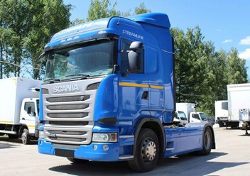 Тягач седельный Scania R400. 2015 год. Пробег 347 000 км.