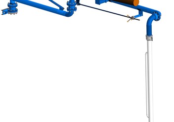 УПВС-С - Стационарное устройство для верхнего слива из железнодорожных цистерн