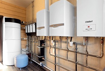 Газовый котел, установка