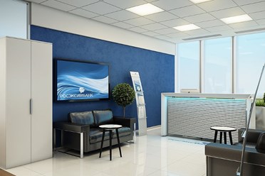 Эксклюзивный дизайн проект офиса Росэксим банк. В интерьере преобладает современный стиль хай-тек с элементами экодизайна.