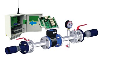 Оборудование узла учета тепловой энергии завода ООО "Интелприбор"