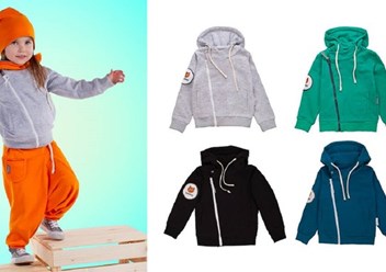 Толстовки изготовлены из теплого футера с начесом.
Отлично подходят в качестве второго слоя для холодов и морозов или как самостоятельная одежда для осени. 
Отлично защищают ребенка от ветра и сквозня