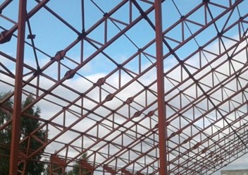 Каркас здания склада производств межкомнатных дверей г. Йошкар-Ола