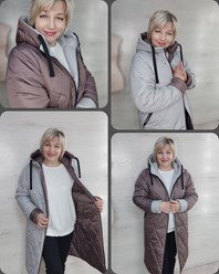 Пальто двустороннее утепленное на заказ любого размера любой длины