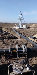 Монтаж оросительного трубопровода