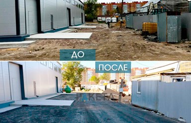 Укладка асфальта в Санкт-Петербурге. Ракета дорожные работы