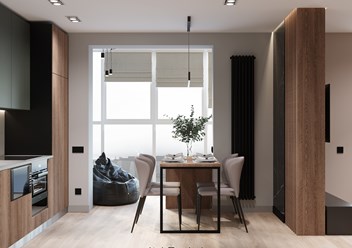 Project "Perfection" - дизайн двухкомнатной квартиры 53 м2 в Хабаровске. Студия дизайна интерьеров INGAIN