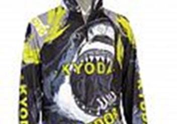 Джерси с капюшоном KYODA, цвет серый-жёлтый, размер XXL