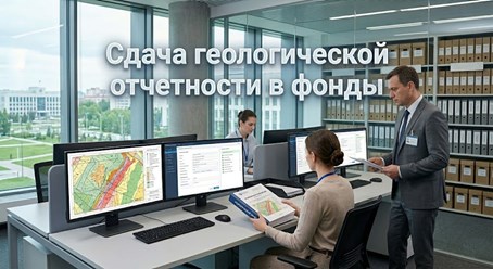 Сдача геологической отчетности в фонды