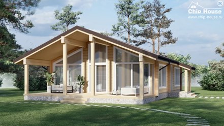 Дом из клееного бруса