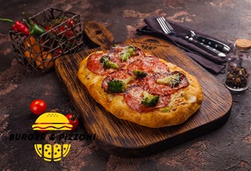 Пиццони с чоризо и брокколи маленькая