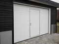 Гаражные ворота с калиткой