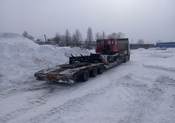 Перевозка тралом негабаритной техники
