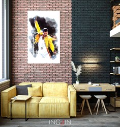 Project hotel "Apart Loft" - дизайн гостиничного номера 26,8 м2 в Хабаровске. Студия дизайна интерьеров INGAIN