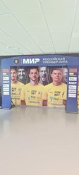 Изготовление и монтаж входной группы стадиона: печать баннеров с символикой ФК «Ростов», РПЛ и Кубка России г. Ростов-на-Дону, ул. Левобережная, 2Б | Комплексное оформление входа на стадион под ключ