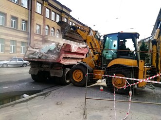 Механический вывоз мусора