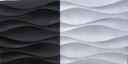 3д панели из гипсополимера "волна крупная" 50*50*1,8 см. Стоимость 250 рублей/шт.