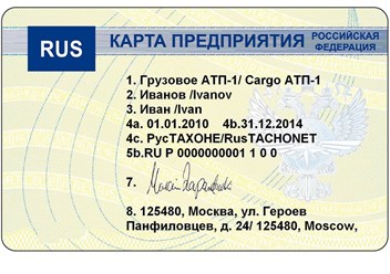 Карта предприятия