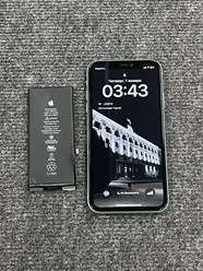 Заменили аккумулятор на iPhone 11, клеинт остался очень доволен!