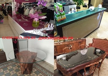 Столешницы из стекла
