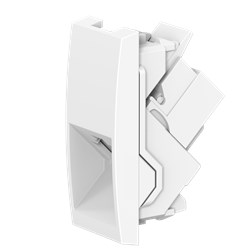 Розетка CADUCEUS ALING MODE телефонная, с модулем Keystone RJ12 6P6C cat.3, модульная, для скрытой проводки, механизм