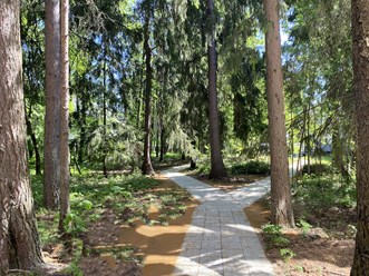 Территория пансионата